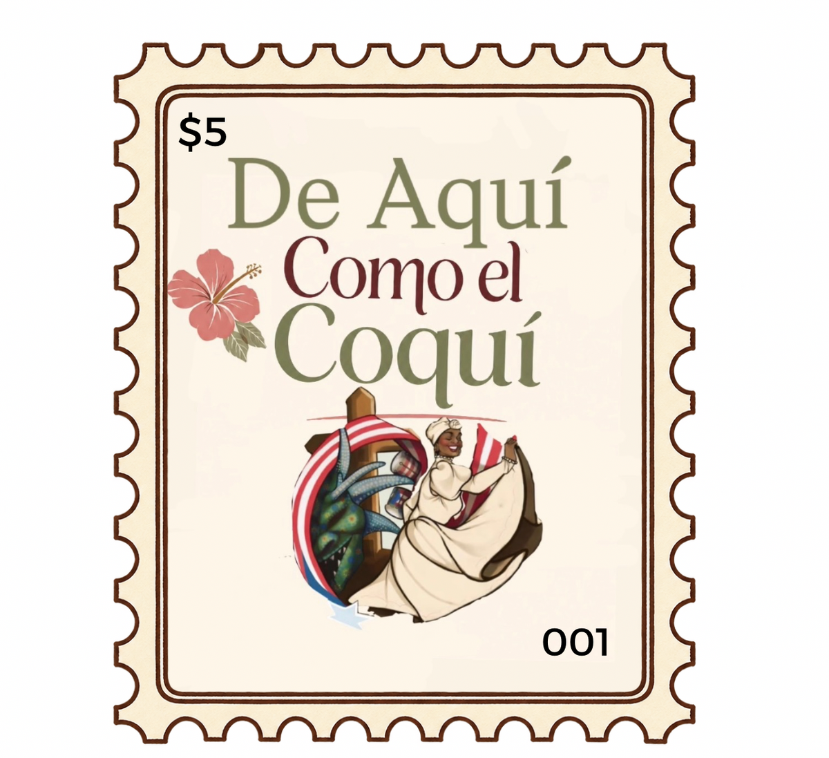 Estampilla De Aquí