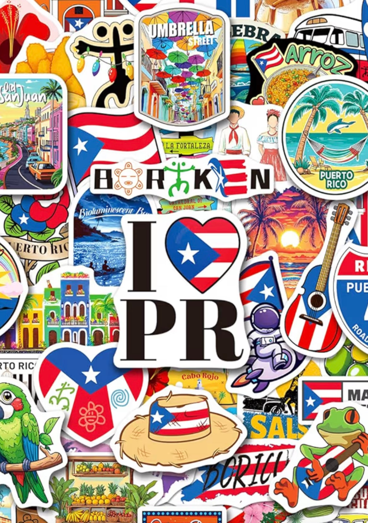 5 Stickers de la isla